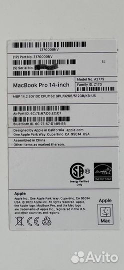 Macbook Pro 14 M2 Pro 32gb 512gb Space Gray