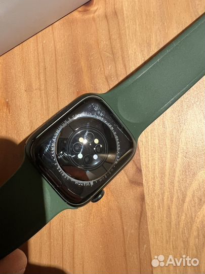 Часы apple watch 7 45 mm green