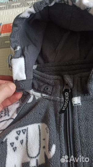 Флисовый комбинезон crockid 68-74