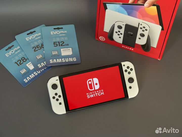 Прошитая Switch Oled с picofly