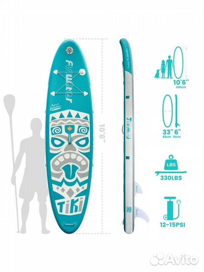 Sup-board Сапборд FunWater Koi 11,6'