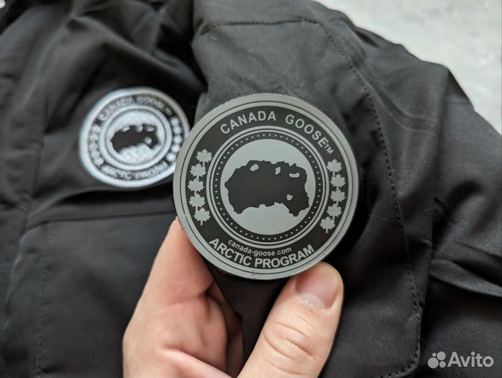 Canada Goose Парка чёрная + доставка