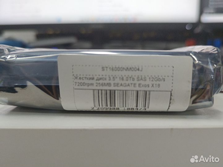 Жесткий диск seagate exos x18 st16000nm004j
