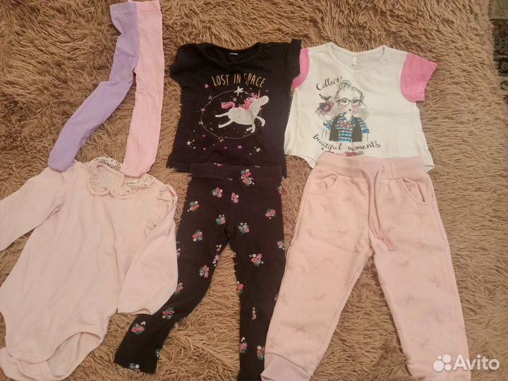 Одежда для девочки пакетом 86 92