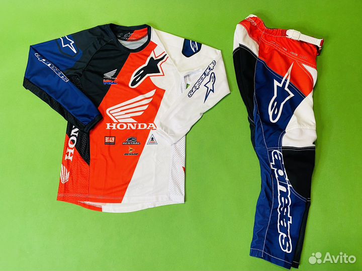 Костюм мотокросс детский honda квадроцикл
