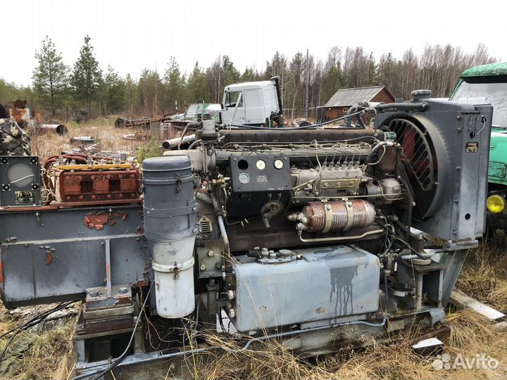 Двигатель 1Д6 с подстанцией 100 кВт