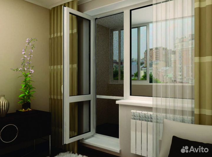 Дверь балконная пластиковая