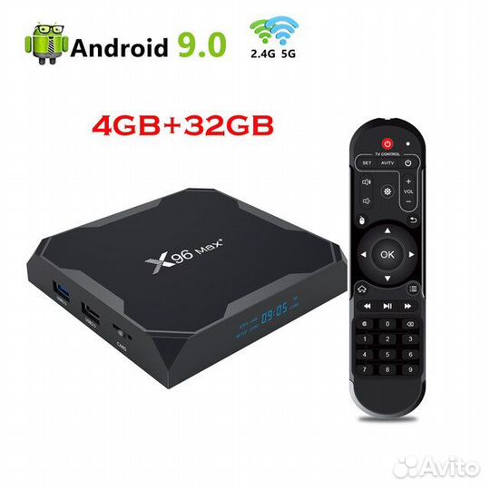 Продам android smart tv приставку X96 max + 4/32