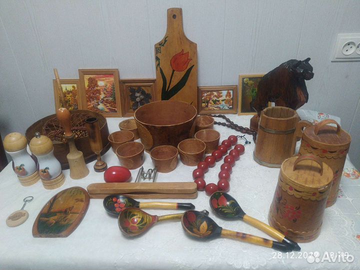 Игрушки деревянные. Винтаж