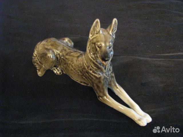 Статуэтка овчарка СССР лфз