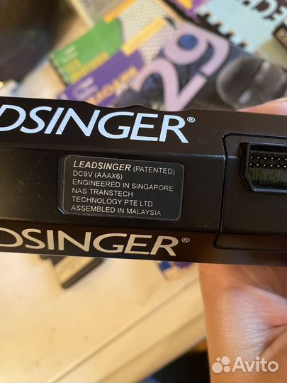 Радиомикрофон караоке Leadsinger + песни