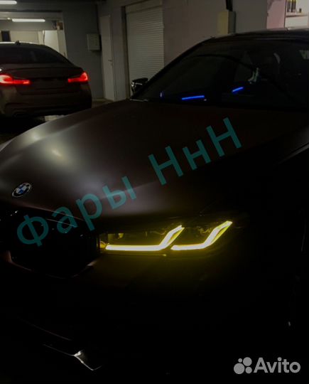 Фары LED Laser Premium BMW G30 лимонки