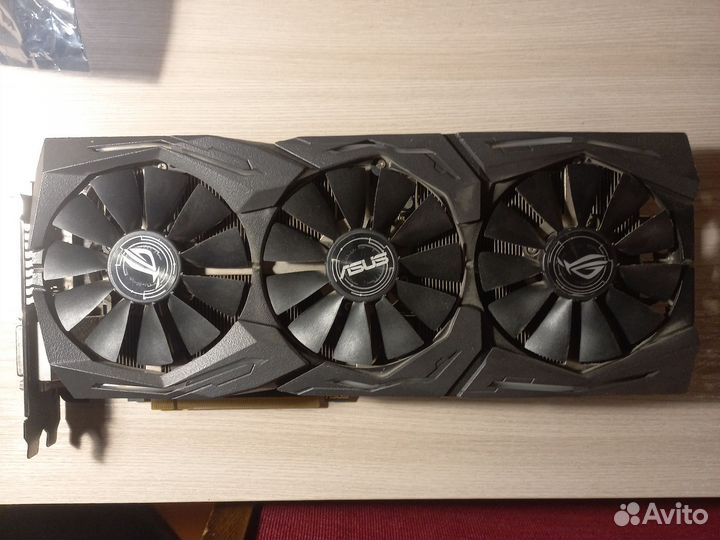 Видеокарта rog srix rx580 gaming 8gb