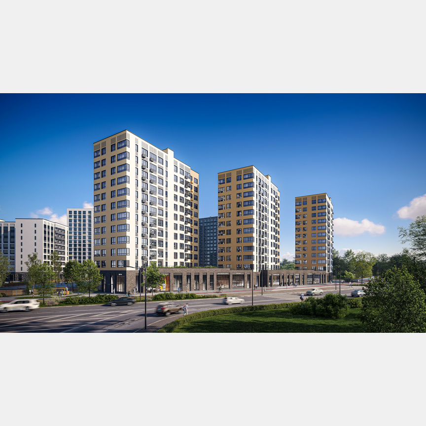 3-к. квартира, 88,6 м², 2/12 эт.