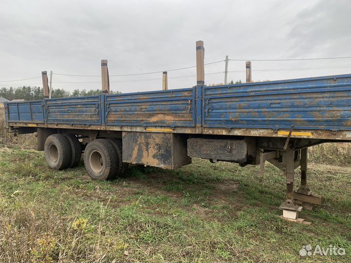 Полуприцеп бортовой МАЗ 938662, 2000