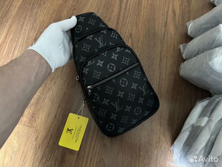 Сумка нагрудная louis vuitton мужская