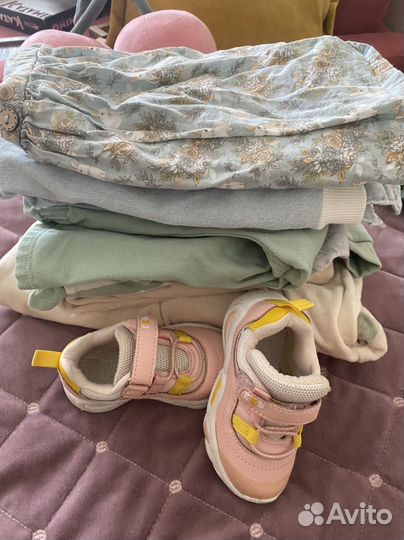 Вещи пакетом на девочку 86 92