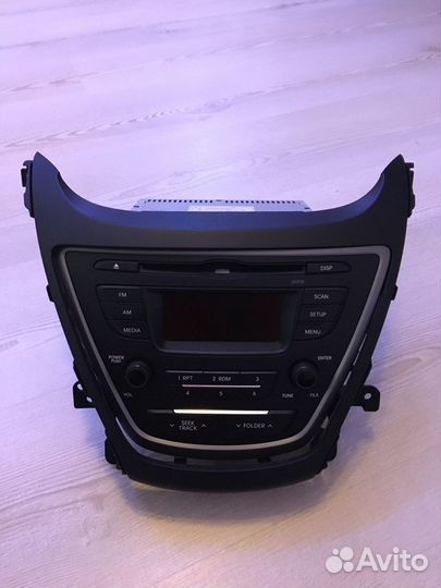 Штатная магнитола Hyundai Elantra MD 2013