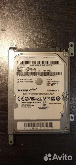 Жесткий диск Samsung на 1 тб / hdd