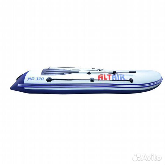 Лодка пвх altair HD-320 нднд бело-синяя