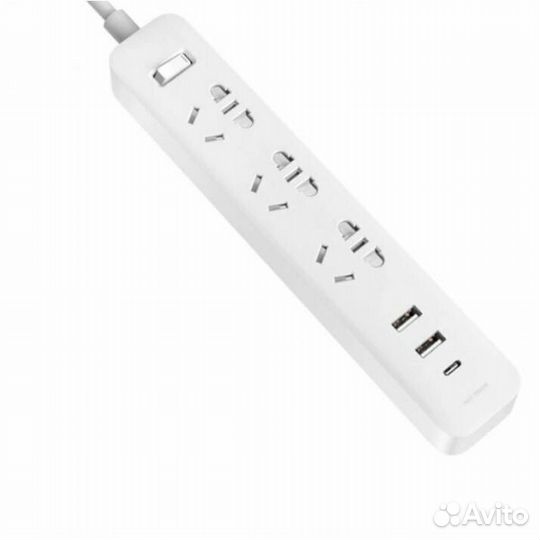 Удлинитель Xiaomi Mi Power Strip 20W 2A1C (xmcxb0