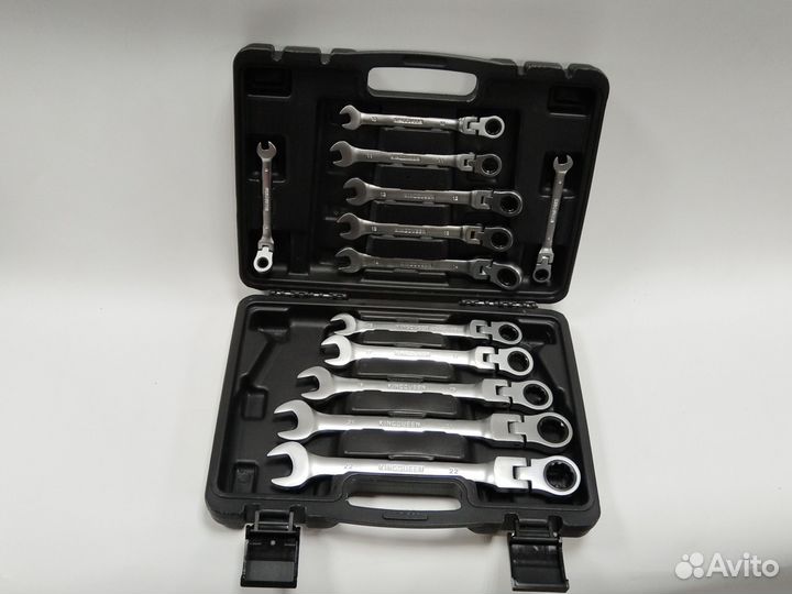 Набор ключей с трещоткой 8-22 мм Kingqueen