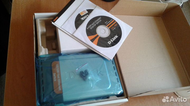 Коммутатор D-Link DES-1008D (8 портов)