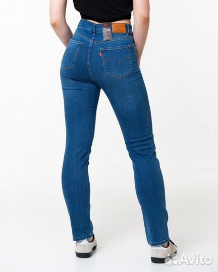 Джинсы женские levis 724 high rise straigh 32 длин