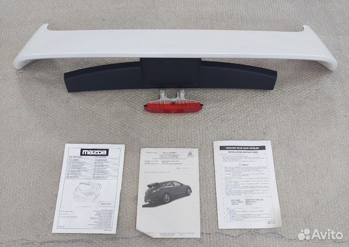 Спойлер Mazda 3 BL (HB) оригинал новый
