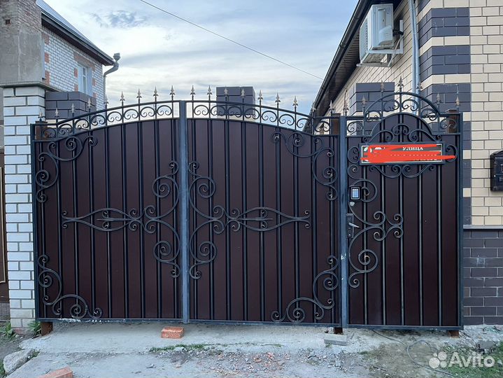 Ворота с калиткой