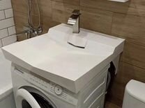 Раковина над стиральной машиной из мрамора Premial