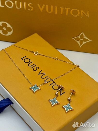 Серьги louis vuitton