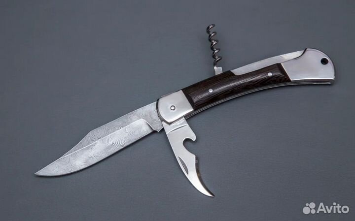 Нож складной Гусар 3-х предметный