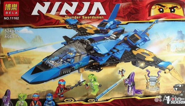 Конструктор Истребитель Джея Ninja 11162