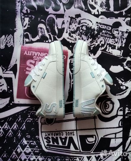 Vans Lynzie (Vans) White Blue 2008