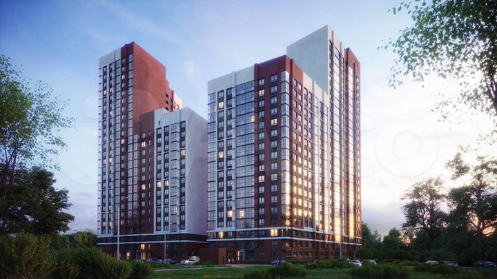 2-к. квартира, 69,5 м², 2/25 эт.