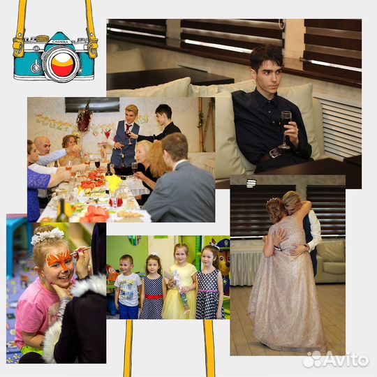 Фотограф свадебный, студийный, предметный