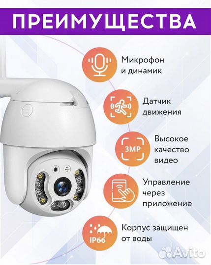 Камера видеонаблюдения уличная