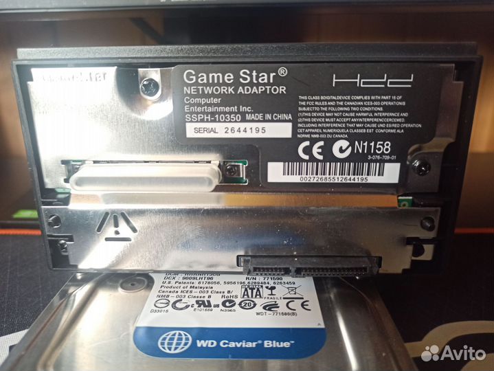Ps2 network adapter + диск 320gb SATA + игры