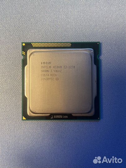 Процессор Intel Xeon e3 1270