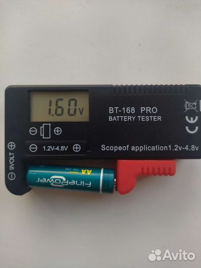 Тестер батареек. Вольтметр