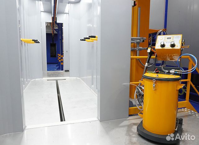Линия порошковой окраски автоматическая