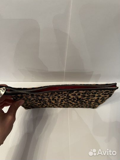 Сумка клатч женская Zara под леопарда