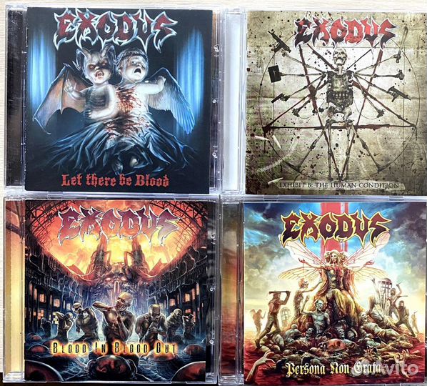 Музыка на cd дисках Exodus usa thrash metal