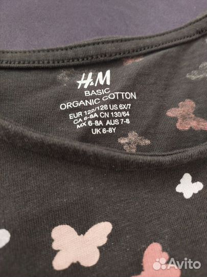 Платье для девочки 122-128 H&M
