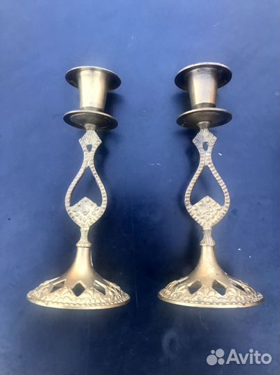 Подсвечник медный СССР