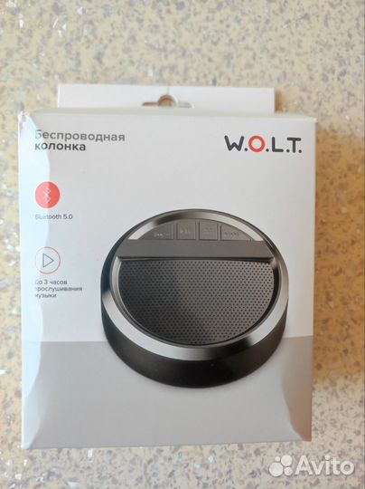 Портативная колонка bluetooth wolt