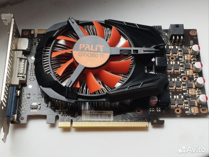 Видеокарта Palit GTX 550 Ti 1gb