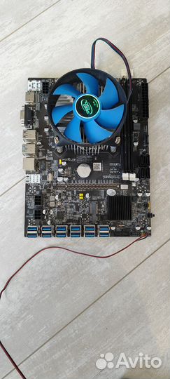 Материнская плата с процессором