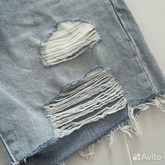 40-42 Gap шорты джинсовые женские голубые новые